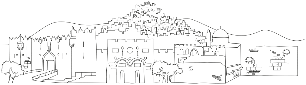 City of Jerusalem - Continuous Line Drawing