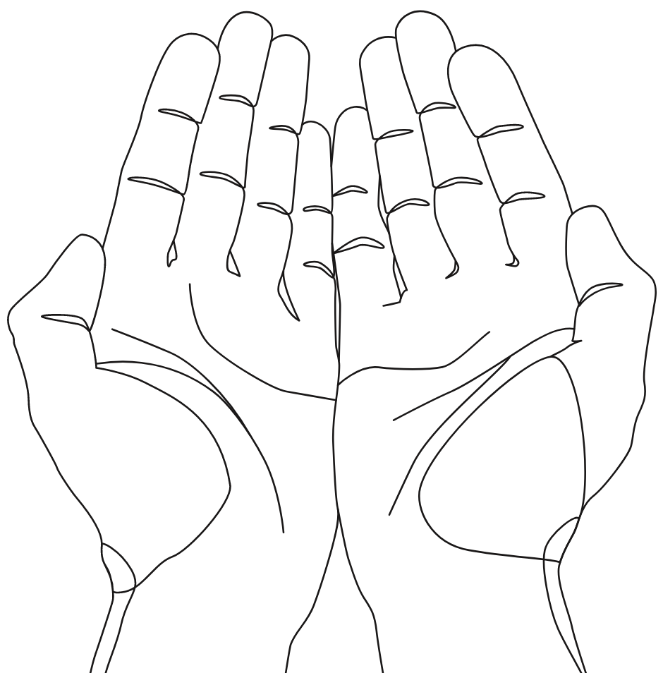 hands drawing
